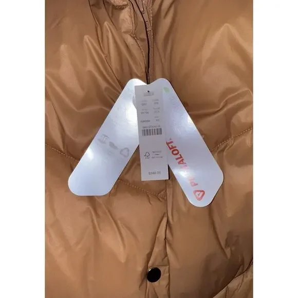 J.Crew Womens Villa Puffer Coat W/ Primaloft In Sand Castle Size XS BV700 - Picture 9 of 13